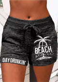 Day Drinkin' Beach Coconut Tree Shorts