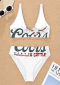 Coors Cattle Two-Piece Bikini Set